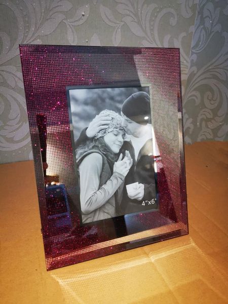 

5/6/7/8/10 inch bling bling beautiful glass p frame living room ornaments