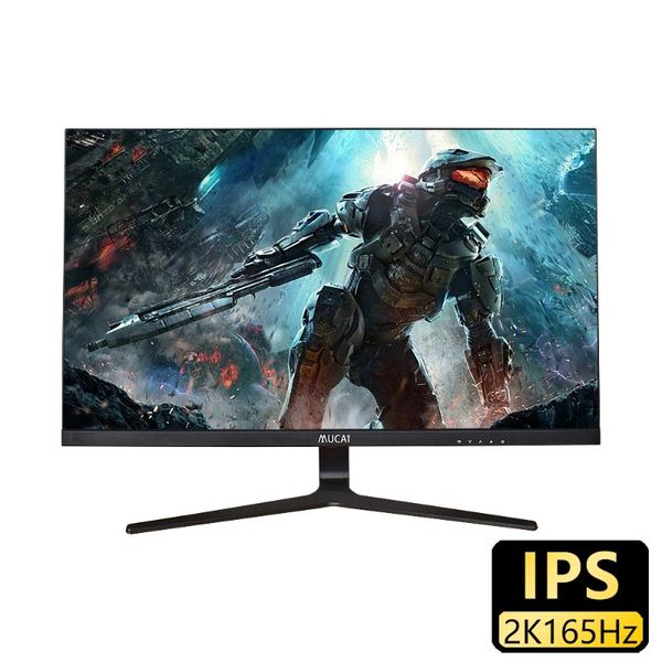 

monitors mucai 27 inch monitor 2k 144hz ips pc lcd display qhd 165hz deskgaming gamer computer screen flat panel /dp