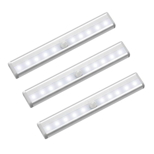 

wall lamps motion sensor lamp portable 10 led strip light for cupboard indoor home lights usb rechargeable