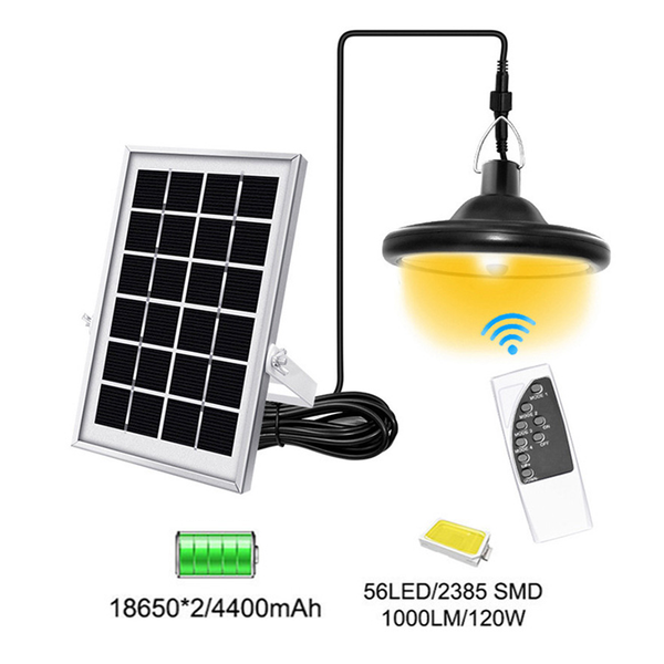 

solar lamps led light outdoor indoor hanging shed lights pir motion sensor waterproof stepless dimming garden split street lamp