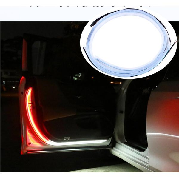 

interior&external lights car door decoration light strips styling strobe flashing safety 12v led opening warning lamp strip