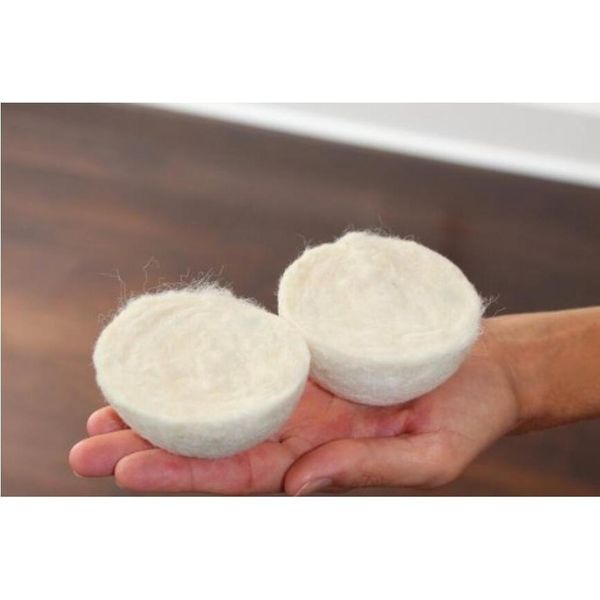 

new arrival wool dryer balls premium reusable natural fabric softener 2.75inch 7cm static reduces helps dry clothes in jllyar insyard