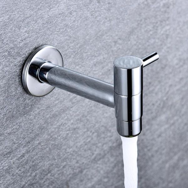 

extra longht faucet solid brass outdoor garden washing machine tap chrome plated standard g1/2 threaded