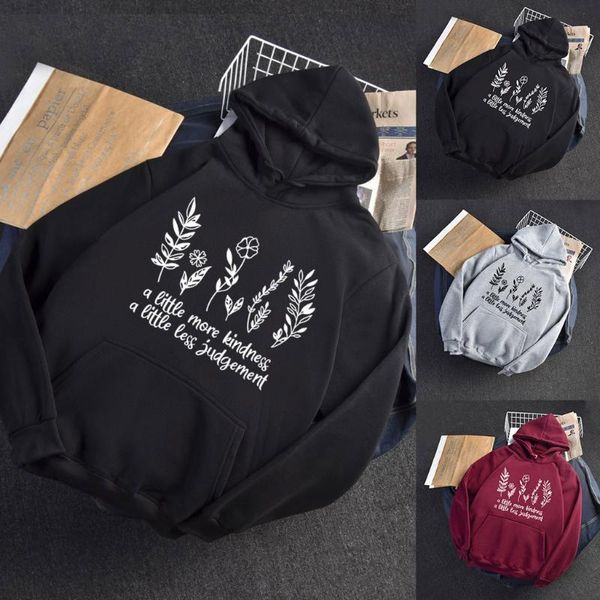 

women's hoodies & sweatshirts @ 2021 oversize ladies pullovers womens casual loose fleece hooded printed pocket long sleeve sweatshirt, Black