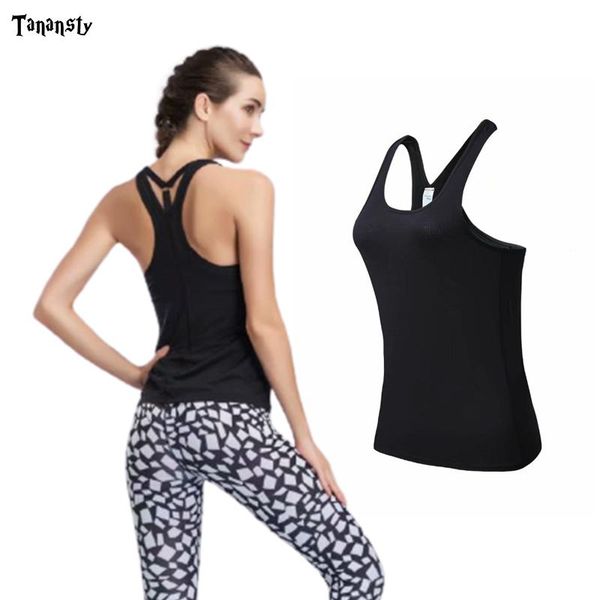 

yoga outfit shirt women gym quick dry sports shirts women's fitness sleeveless vest