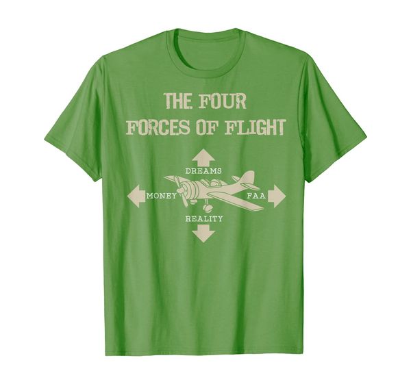 

four forces of flight dreams money reality faa shirt gift, White;black