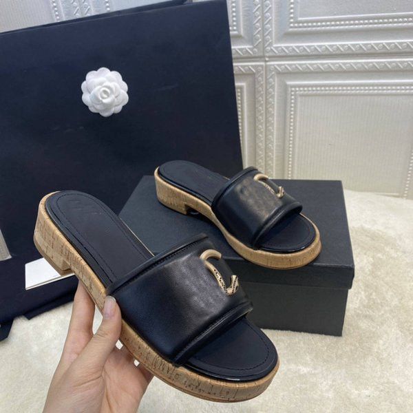 

cha shoes italy ace slippers pearl snake print slide summer wide flat lady slipper men women sandals embroidery technology luxury designer w, Black