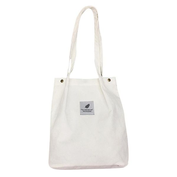 

evening bags high capacity women corduroy tote ladies casual shoulder bag foldable reusable shopping beach