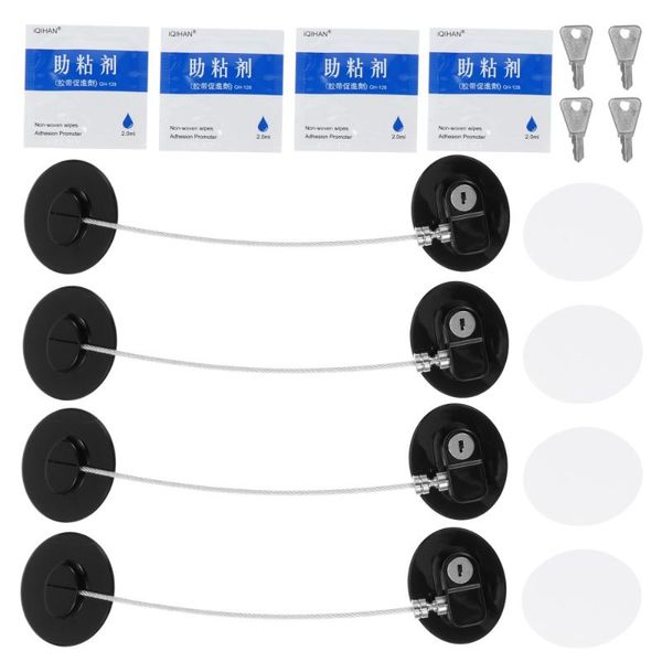 

carriers, slings & backpacks 4pcs useful cupboard locks durable refrigerator creative with wire