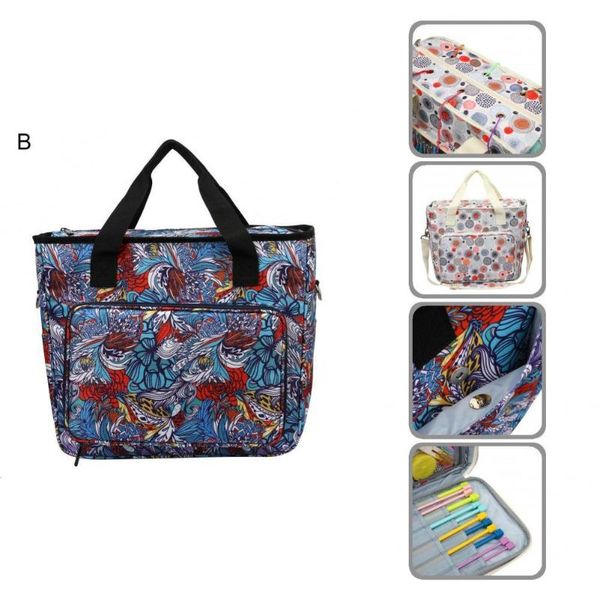 

storage bags eco-friendly crochet organizer bag 600d oxford cloth with compartments