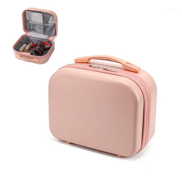 

cosmetic bags & cases women bag portable travel makeup box waterproof abs organizer kit storage brush accessories1