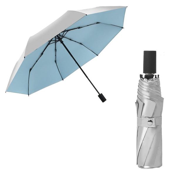 

umbrellas anti-uv summer for women travel folding umbrella business sun beach sunscreen 2021 men parasol girls gifts
