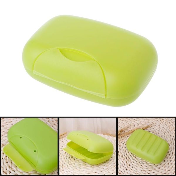 

soap dishes 4x7b portable travel dish box case holder container home bathroom shower outdoor
