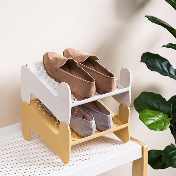 

clothing & wardrobe storage 1pc living room double shoe rack college student dormitories space saver bunk shelf bedroom organizer