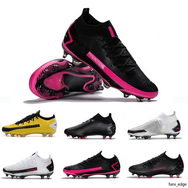 

nk phantom gt elite fg-pro daybreak white pink blast black metallic silver x df chile red soccer shoes football cleats mens fg soccer shoes