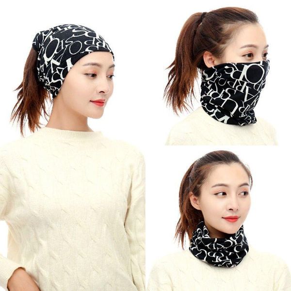 

beanie/skull caps 3 usages women winter cotton beanie warm knit hat ski mom with fashion cold proof plush thickening, Blue;gray