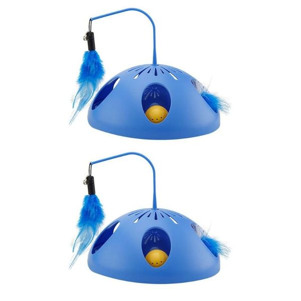 

cat toys 2021 funny toy interactive 2 speed modes battery-driven smart auto-rotation entertainment