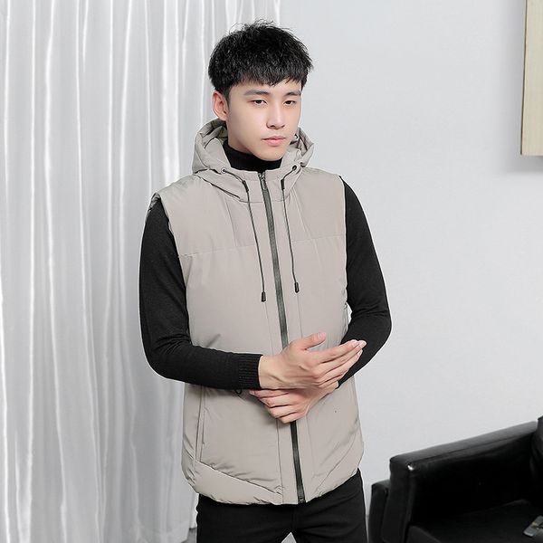 

new waistcoat for men in winter, Black;white