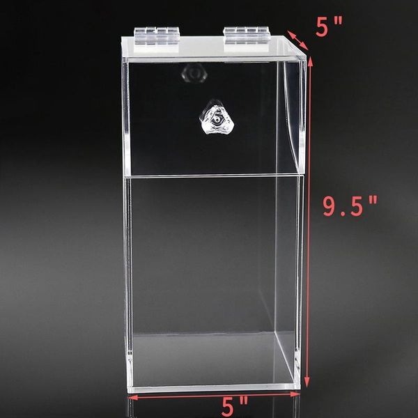 

bathroom storage & organization acrylic brush holder,dustproof makeup organizer with lid, covered cosmetic holder white pearls,clear