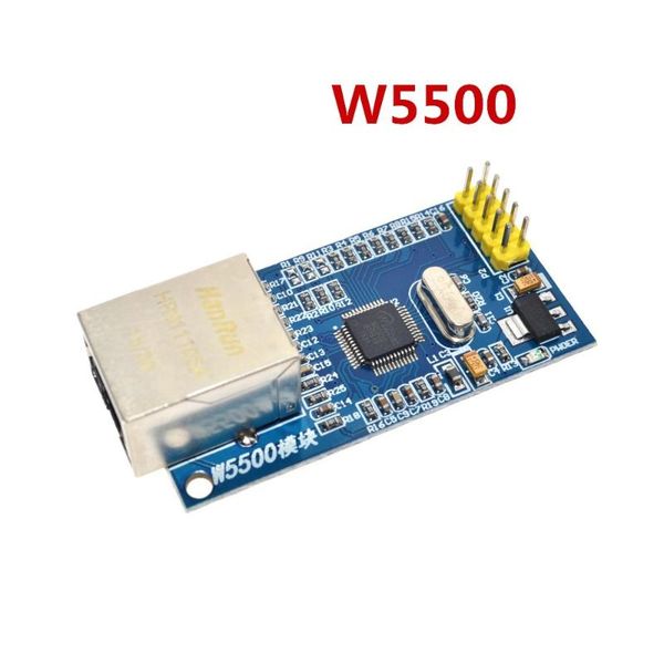 

integrated circuits w5500 ethernet network module hardware tcp / ip 51 stm32 microcontroller program over w5100