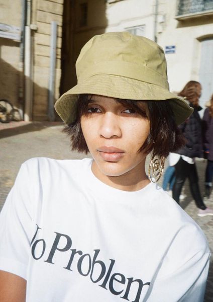 

wide brim hats woman bucket hat, Blue;gray