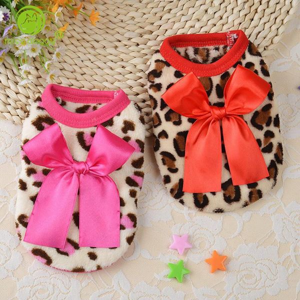 

dog apparel xxxs/xxs/xs/s spring fashion cute teacup clothes puppy vest coral soft leopard baby pet dogs clothing chihuahua
