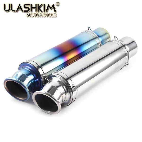 

motorcycle exhaust system 51 60mm universal escape muffler cbr1000 ninja400 ex400g xmax300 z1000 fz800 cbr500 rsv4