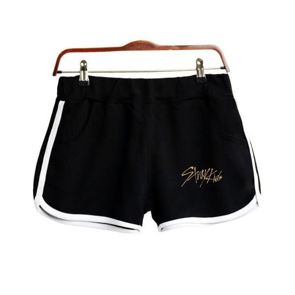 

women's shorts 2021 stray their world tour district 9 unlock 2d print women harajuku ladies kawaii casual, White;black