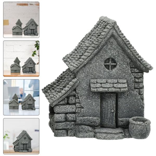 

decorative flowers & wreaths 1pc vintage small chinese house adornment micro landscape bonsai decoration