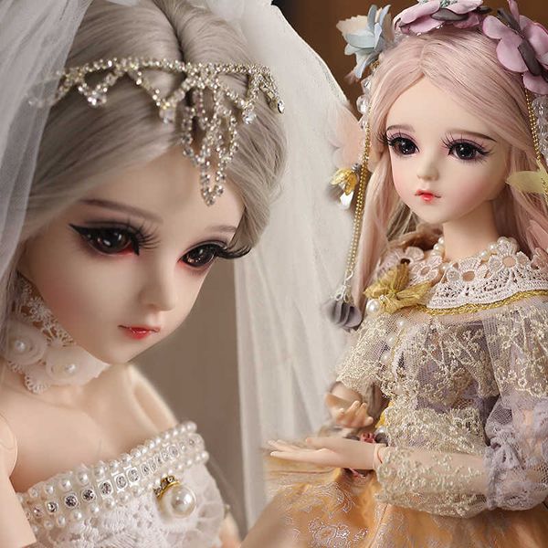 Ucanaan 1/3 кукла BJD 18 Ball Jonited Dolls с обновленным макияжем полные наряды Princess платье девушки игрушки подарки для детей Q0910