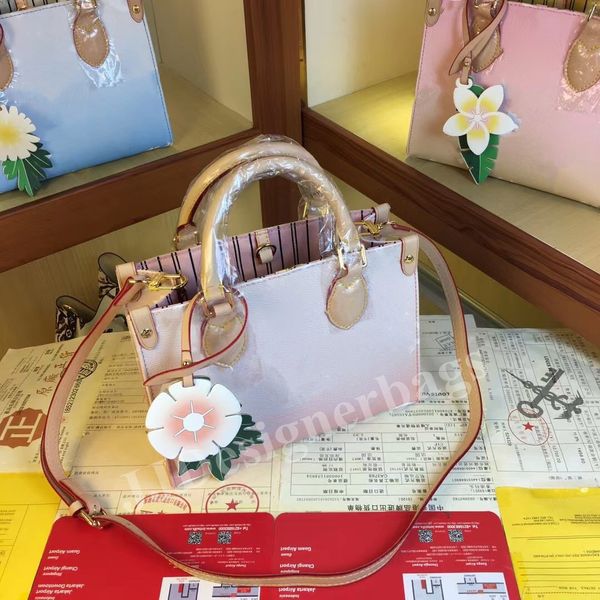 

women's totes crossbody shopping bags gradient canvas handbag women hand bag luxury designer brand 2021 fashion tote onthego style