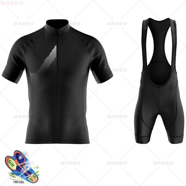 

racing sets cycling jersey 2022 summer team set breathable quick-drying triathlon skinsuit roupa ciclismo masculino, Black;blue