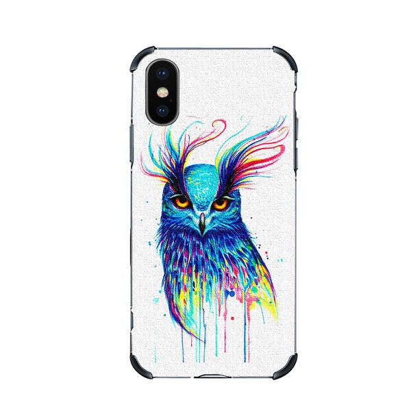 

cases watercolor owl leather grain phone case for oppo a95 a32 a72 a83 a53 a79 a5 a7 a93 a9 a92s a52 find x2 reno 6 v11 f9 f11 k9 heavy fall