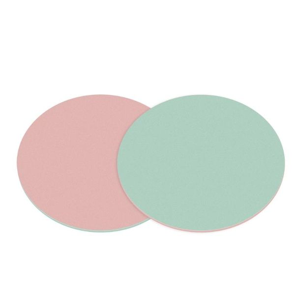 

mouse pads & wrist rests premium small round mousepad 9.84x9.84inch double-sided color anti-slip waterproof mat pretty cute for office home