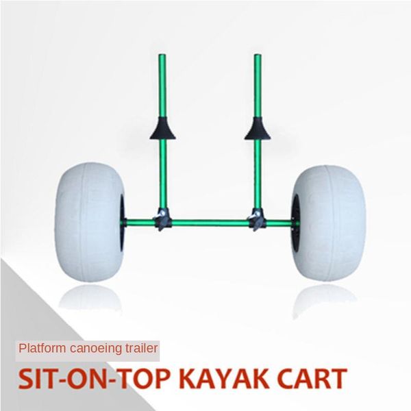 

foldable upright kayak trailer plunger platform type beach trailer