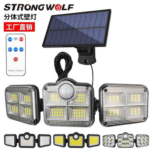 

new solar split induction wall outdoor courtyard waterproof household garage street lamp