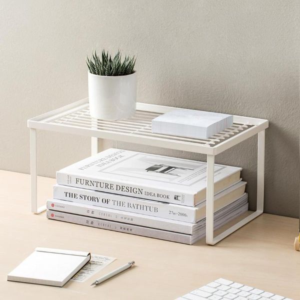 

hooks & rails kitchen tiered shelves floor storage rack cabinet bathroom desktop