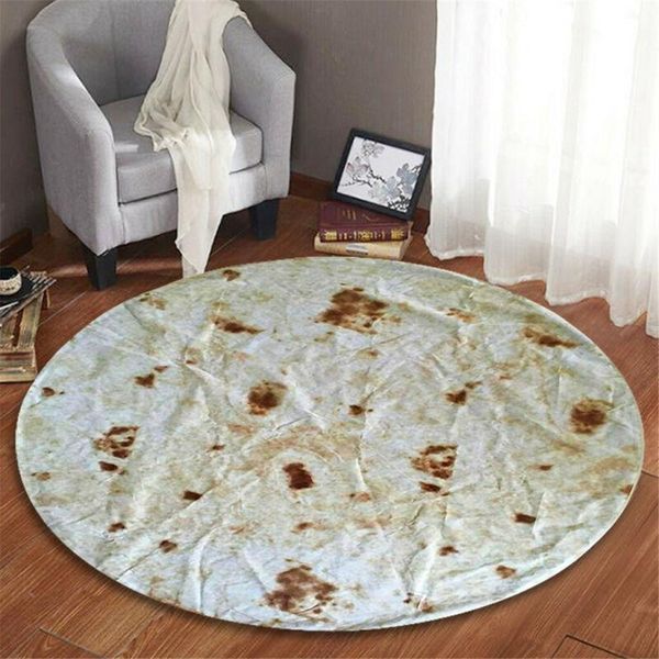 

carpets 2021 fashion 60cm tortilla blanket burrito - corn and flour throw