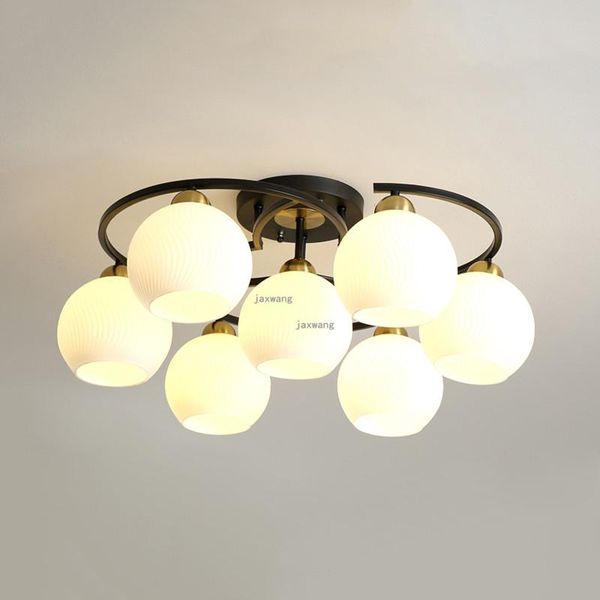 

ceiling lights modern hanging lamps bedroom indoor lighting led glass light fixtures minimalist living room kitchen accessories