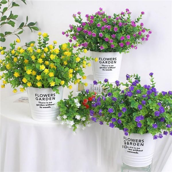 

decorative flowers & wreaths 30cm artificial outdoor fake decoration uv resistant no fade faux plastic plants garden porch window