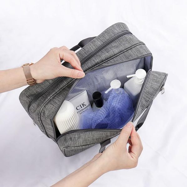 

cosmetic bags & cases dry and wet separation bag women's travel necessaire makeup organizer tourism toiletry storage sloth pouch access