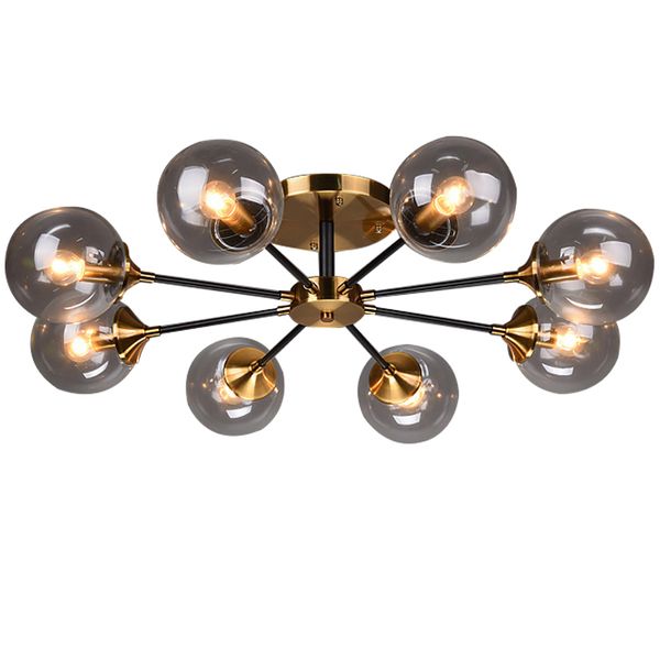 

2021 new postmodern led glass ball lamps nordic hanging lights bedroom lighting fixtures living room chandelier ceiling x4ko
