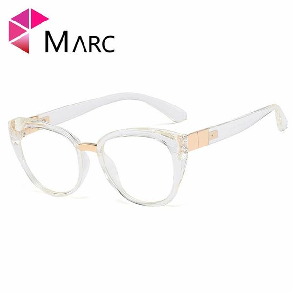 

fashion sunglasses frames marc ladies optical cat eye tr90 glasses women brand designer eyeglasses eyewear 92331, Black