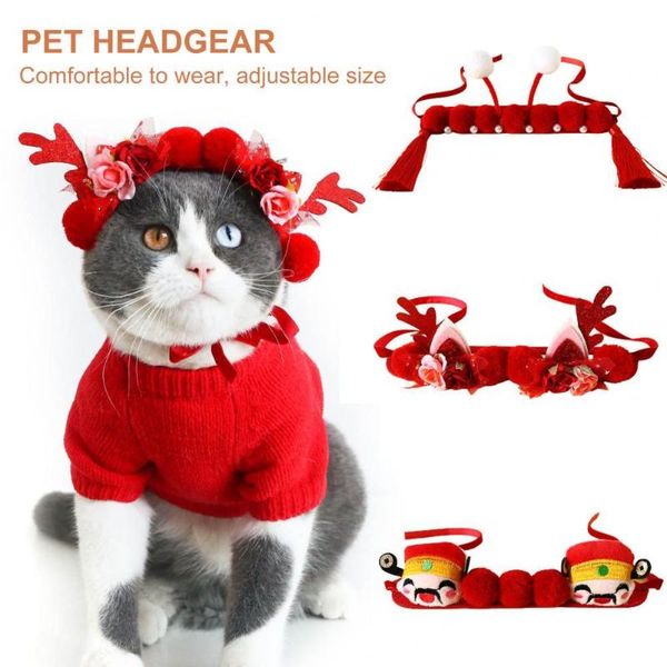 

cat costumes fashionable handmade pet kitten headdress for casual hairband