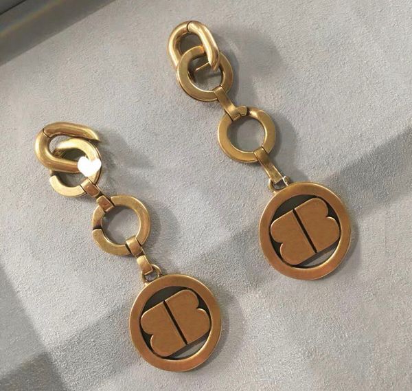 

new fashion letter dangle & chandelier earrings aretes for lady women party wedding lovers gift engagement jewelry for bride with box nrj, Silver