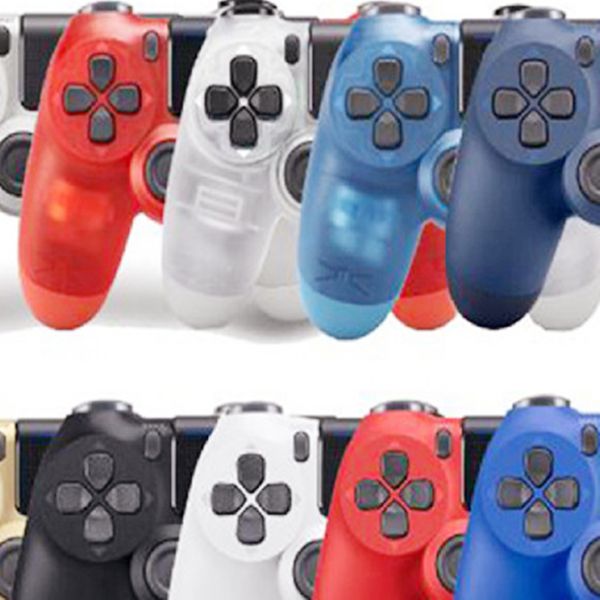 

wireless bluetooth ps4 gamepad 24 colors game console controller vibration joystick processor ps4 gamepad