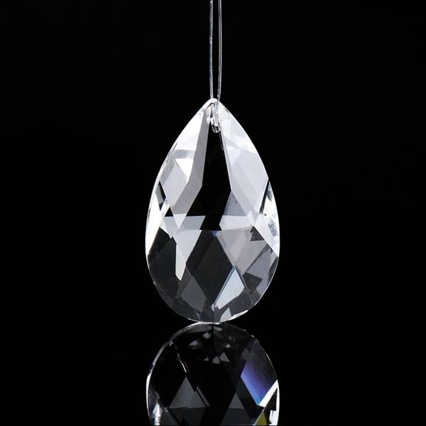 

chandelier crystal 5pcs/lot 50mm prisms multi faceted beads glass