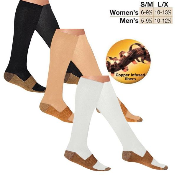 

men's socks compression men women graduated athletic professional nursing fit running flight travel outdoor hiking, Black