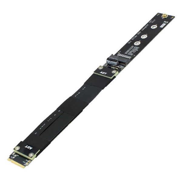 

computer cables & connectors m.2 nvme ssd extension cable solid drive r44sf m2 to pci-express 3.0x4 pcie full speed 32g/bps m key extender ,