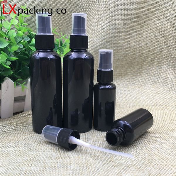 50 PZ 30 ML 100 ML 150 ML Nero Bottiglie Spray di Plastica Uomini Spruzzatore Vuoto Profumo Masculino Lozione Contenitori Cosmetici spedizione Gratuitaalta quantità